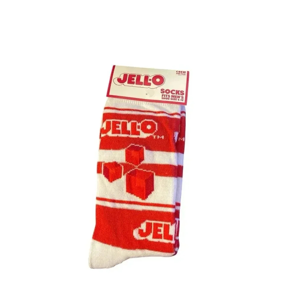 Jello Men's Novelty Crew Socks ONE Pair Size 6-12
